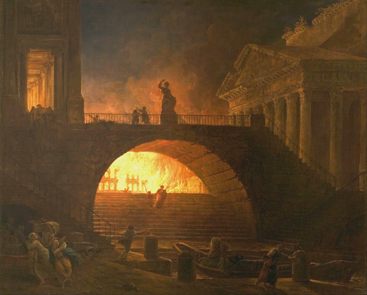 Great Fire Of Rome July 18 AD 64 Important Events On July 18th In 