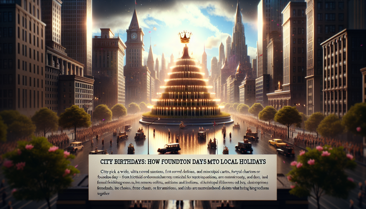 City Birthdays: How Foundation Days Become Local Holidays