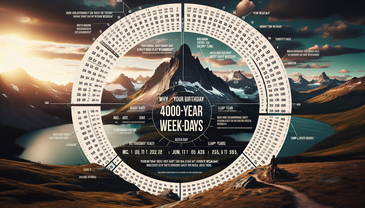 Why Your Birthday Falls on Different Weekdays: 400-Year Cycle & Doomsday Method