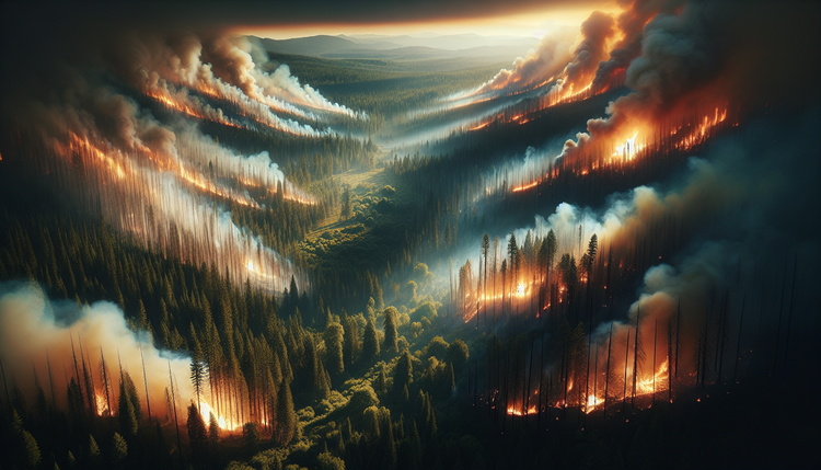 Wildfire: Oregon’s Tillamook Burn Begins in the Coast Range